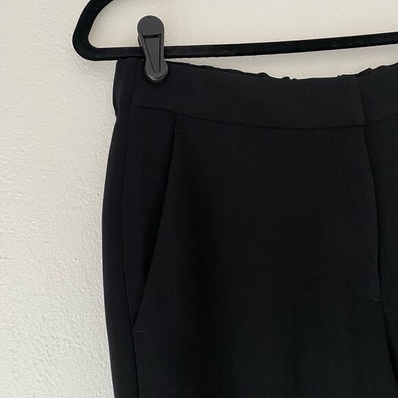 J. Crew Black Elastic Back Trousers Size 4 - Picture 3 of 7